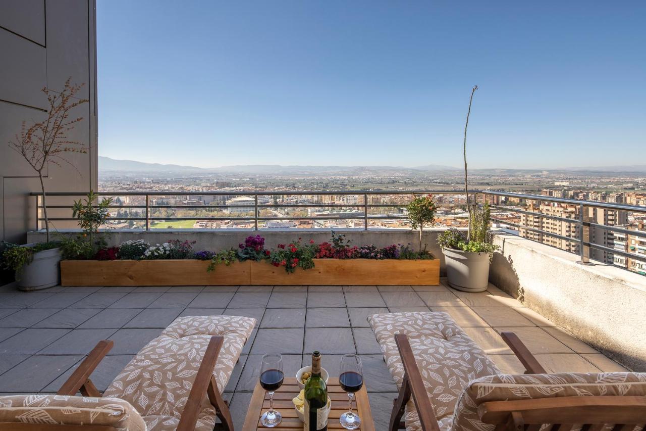Atico Top Granada, Penthouse, 18-19Th Floor, City Centre, Views, Terrace, Free Parking Extérieur photo