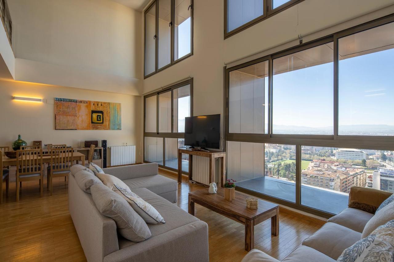 Atico Top Granada, Penthouse, 18-19Th Floor, City Centre, Views, Terrace, Free Parking Extérieur photo