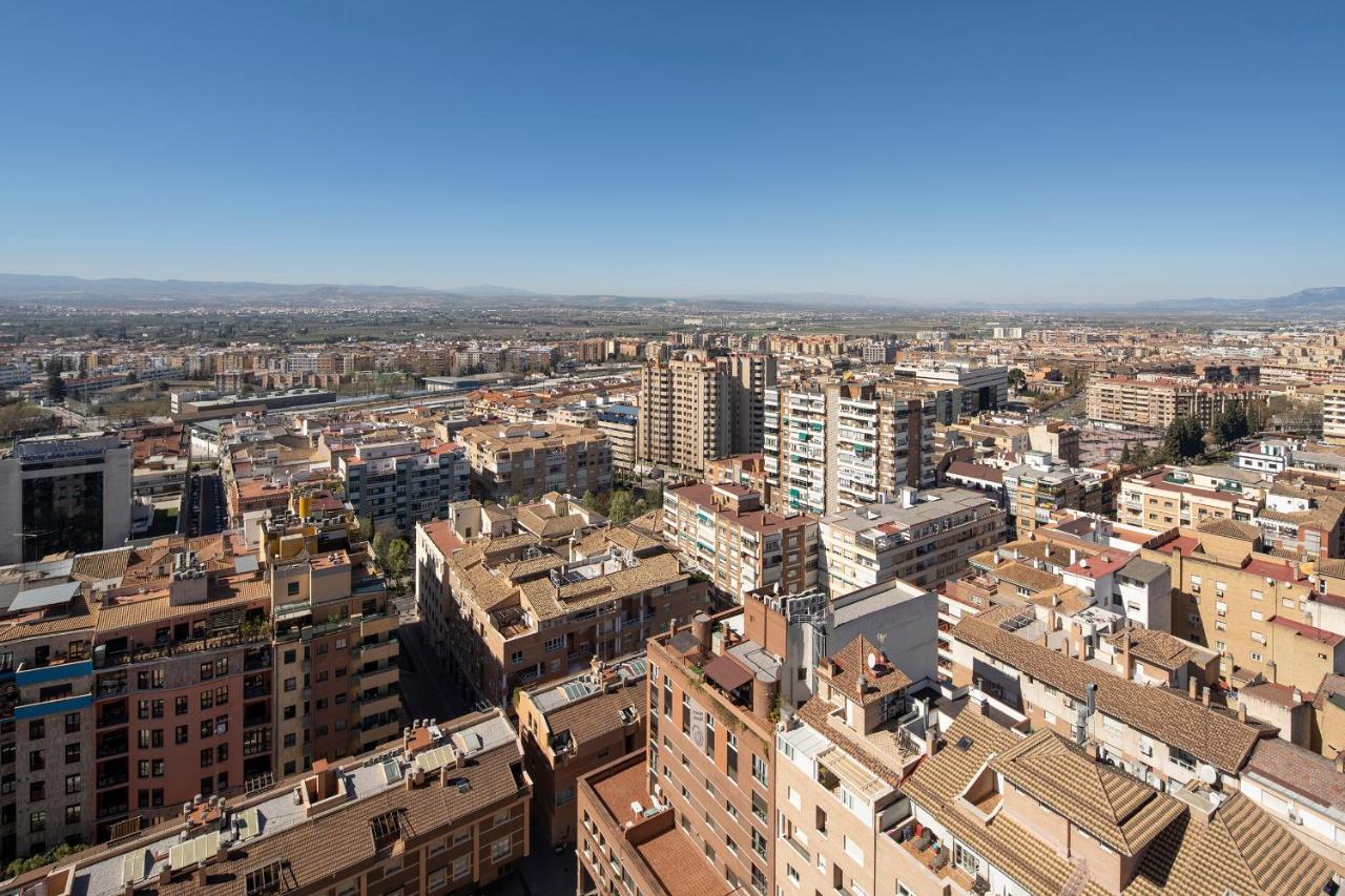 Atico Top Granada, Penthouse, 18-19Th Floor, City Centre, Views, Terrace, Free Parking Extérieur photo