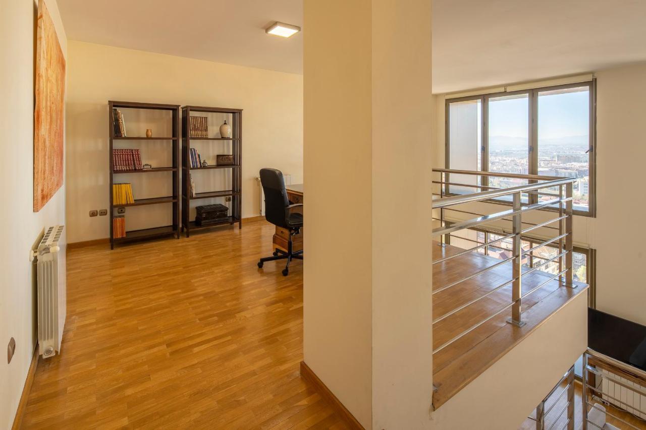 Atico Top Granada, Penthouse, 18-19Th Floor, City Centre, Views, Terrace, Free Parking Extérieur photo