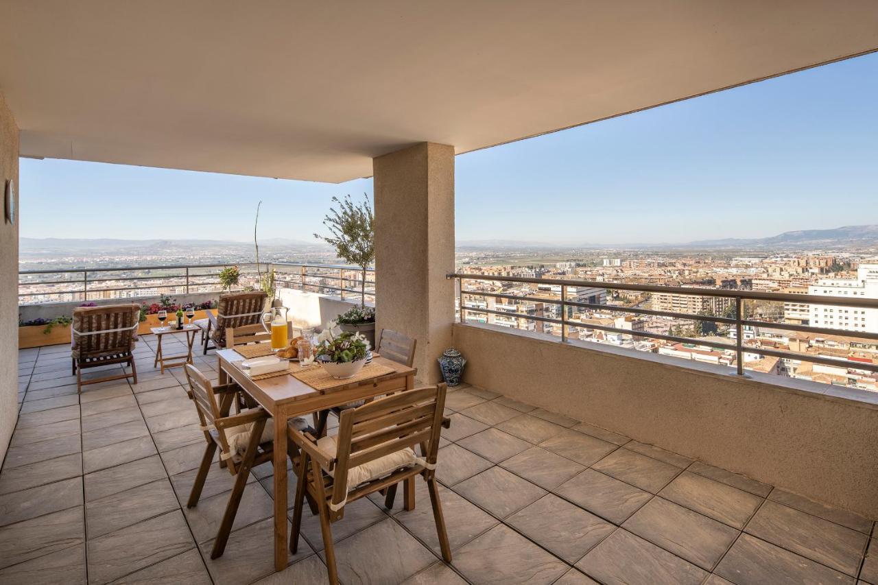 Atico Top Granada, Penthouse, 18-19Th Floor, City Centre, Views, Terrace, Free Parking Extérieur photo